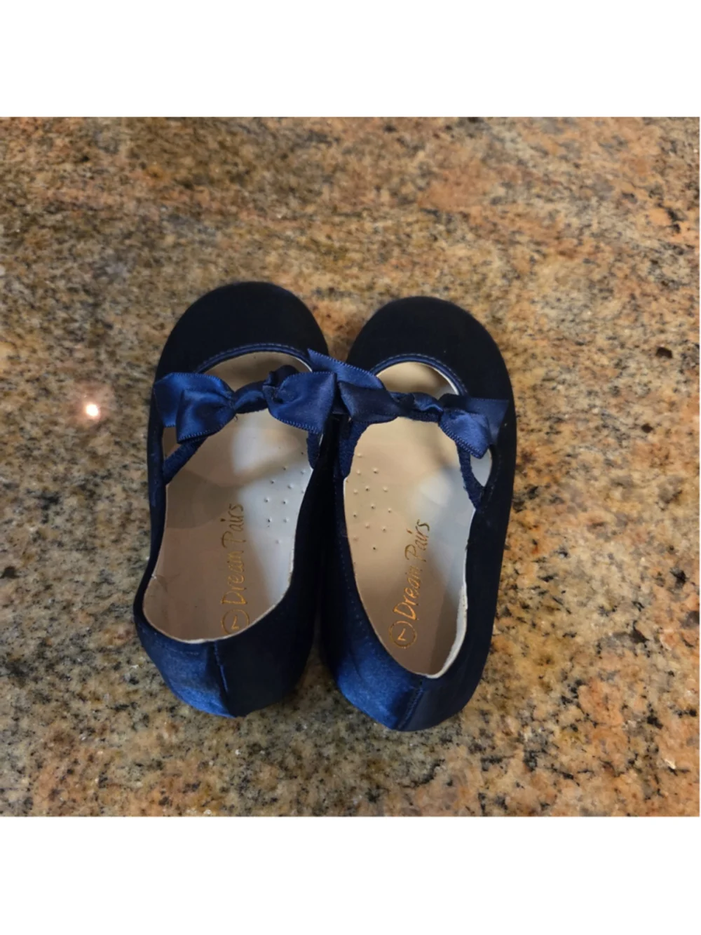 Girls Dream Pairs Navy Blue Dress Shoes Size 7